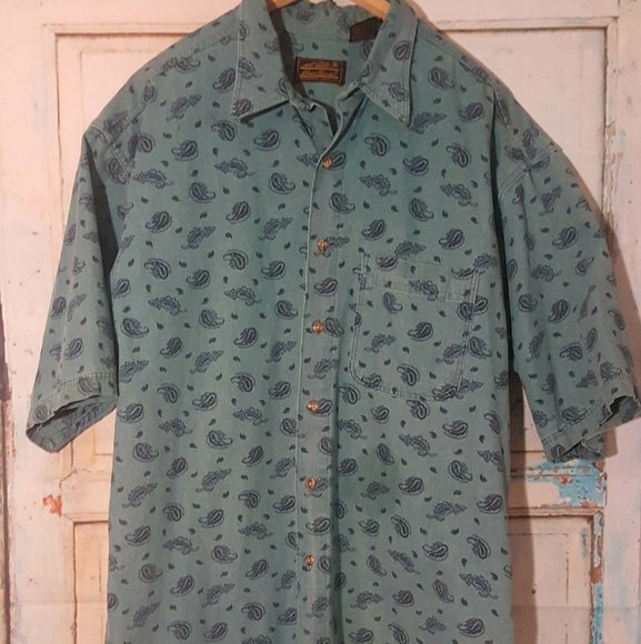Eddie Bauer Other - Mens Eddie Bauer Button-Up Polo Shirt Size XL
